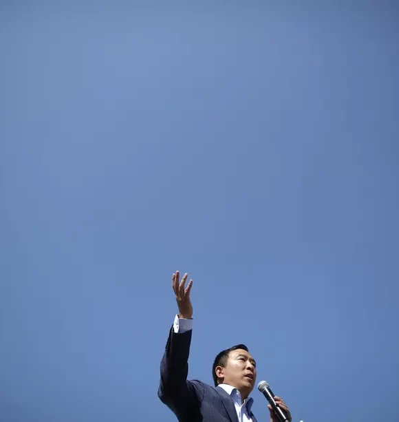 As a last resort, Andrew Yang proposes space mirrors to save the planet