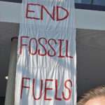 banner "End Fossil Fuels"